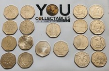 50p COINS FIFTY PENCE KEW