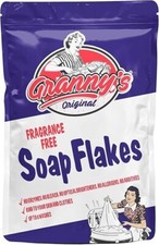 Granny's Original Fragrance Free Soap Flakes Laundry Floor Household Vegan  425g