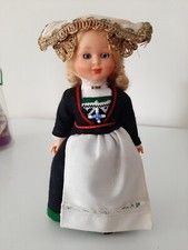 6.5" Vintage German/Swiss Close & Open Eyed Costume Doll