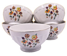 Set of 5 Modern French Bowls