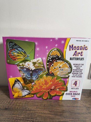 Mosaic art butterflies new - butterflies, in