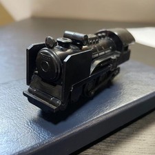 black steam locomotive