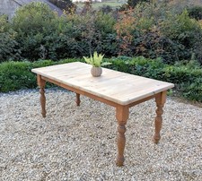 Extending Pine Farmhouse Dining Table  - Extends to 5.8 Foot