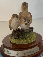 Wrens By Leonardo Figurine. VERY CUTE garden bird ornament. Immaculate condition