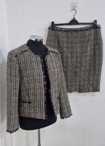 Hobbs tweed suit size - , 14