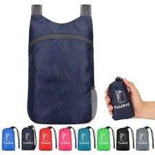 20L Backpack Rucksack Bag Light Weight Foldable School Office Travel Camping UK