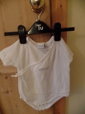 Blooming Marvellous 'Pride & Joy' White Cotton Baby Grow, Age 3-6mths