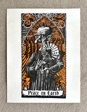 MARTIN SHARP  Peace On Earth POSTER. Stolen Paper Editions. Oz magazine