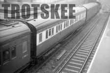 35mm Negative BR British Rail Carriage Coach S7993S Westgate on Sea 1958