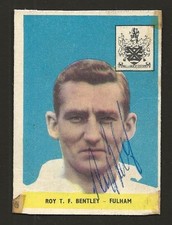 ROY BENTLEY FULHAM FC 1956-60