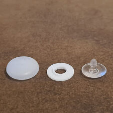 10 Self Covered Buttons for all types of hats with secured backing-28L flat top.