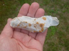 Flaked patinated NEOLITHIC Flint PICK prob used for flint mining WOODHENGE UK