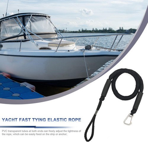 2pcs 5ft black dock lines - 2pcs,