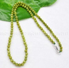 Faceted 4mm Natural Green