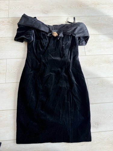 Vintage black velvet - velvet, cocktail