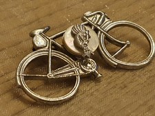 Rare racer road bicycle pin - racer,