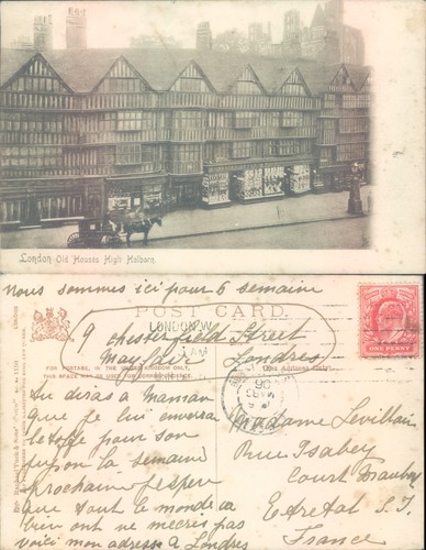 London old houses - houses, holborn