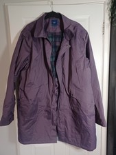 Cotton Traders Waterproof Coat Ladies 4xl Purple
