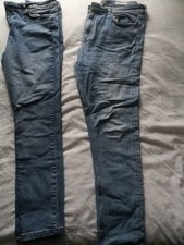 Ladies jeans bundle size 16 x2 M&S The Carrie Skinny PRIMARK stretch mid blue 