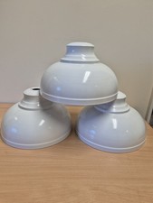 IKEA White Metal Lamp Shade Light Fitting with Reducer Ring