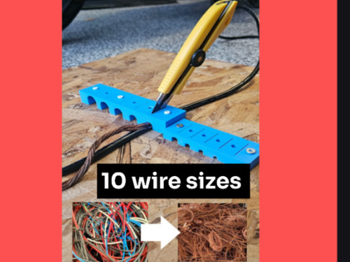 Copper wire stripper for scrap