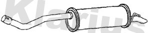Klarius vw979w rear exhaust - vw979w,