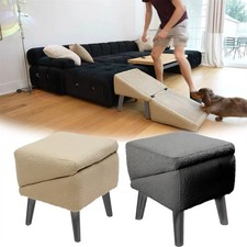 Integrated Dog Ramp and Footstool Sofa Height Gentle Incline Dog Step
