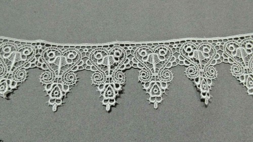 Heavy ivory ornate guipure - ivory,