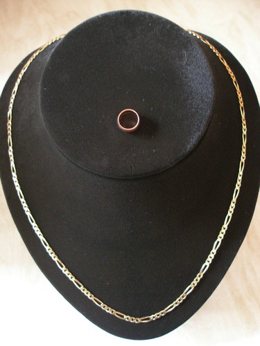 Carat yellow gold figaro - gold,
