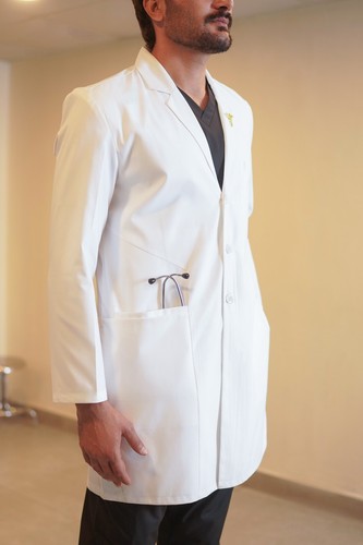 Berlin unisex white lab coat - unisex,