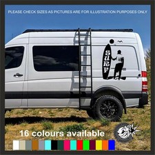 Large Surf Vinyl Sticker