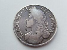 A406 - James II Silver Crown. 1687.