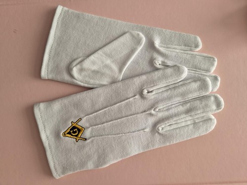 Masonic gloves 100 - masonic, cotton