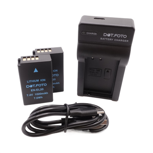 El20 battery usb - 2x, &