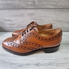 Loake Mens Shoes Brogues Derby Country Brown Leather Wingtip 641T UK 8 G EU 42