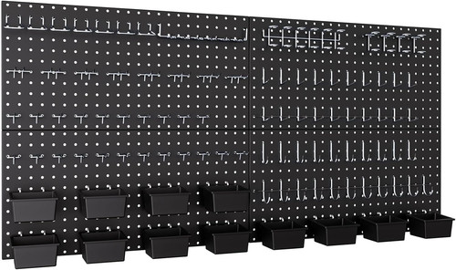 158pcs metal pegboard wall - pegboard,