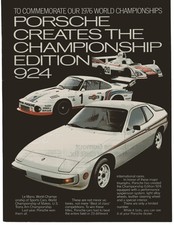 1977 Porsche 924 Racing Car Ad
