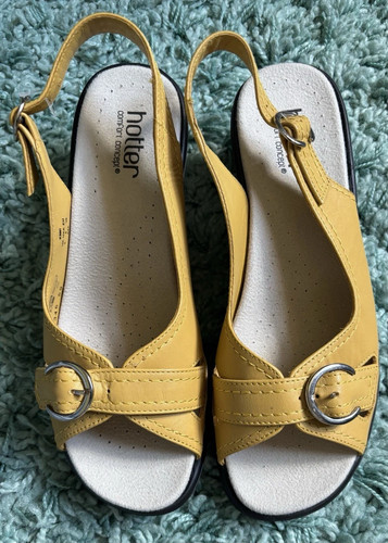Yellow leather size - leather,