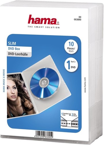Hama slim dvd jewel - hama,
