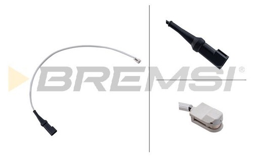 Rear brake pad wear - brake, sensor
