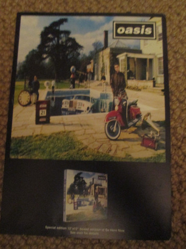 Oasis flyer here now - flyer,