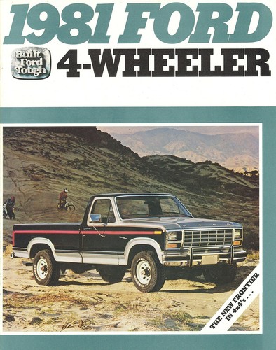 1981 ford wheeler - ford, 4-wheeler
