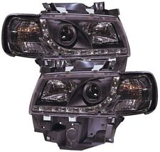 Black DRL Devil Eye Headlights