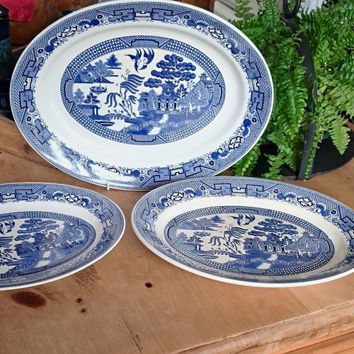 Swinnertons oval platters - oval, x3