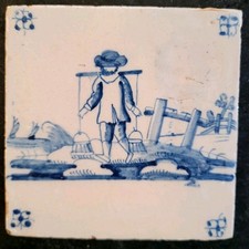 Antique Dutch Delft Hand