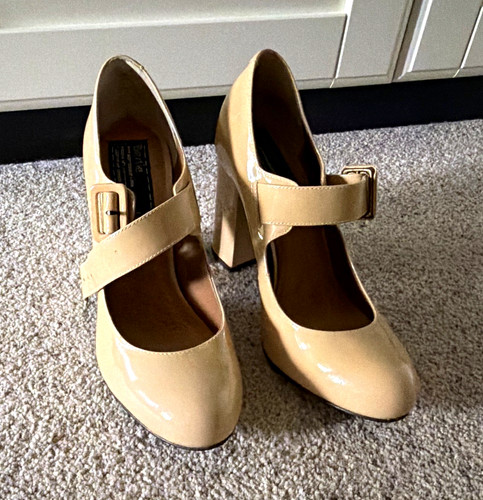 Bertie beige patent leather - bertie,