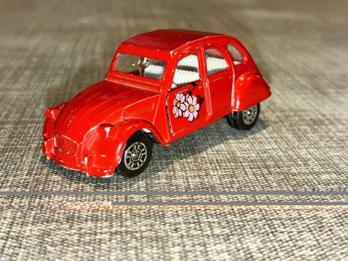 Corgi citroën 2cv6 red - citroën,
