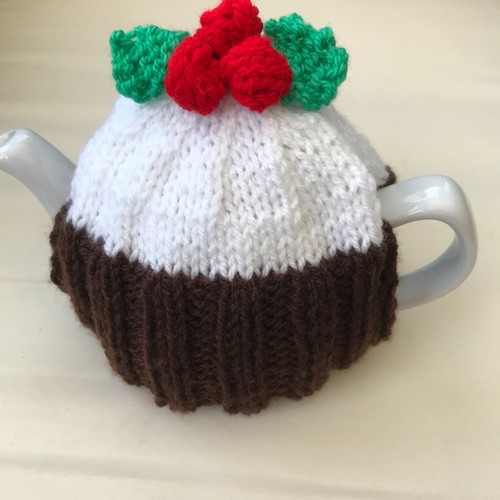 Hand knitted christmas - knitted, pudding