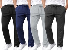Fleece jogging bottoms - bottoms, men