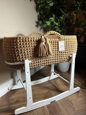 Classic Crochet Moses Basket | Made-to-order